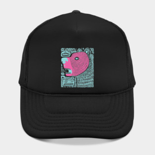 Spirit Bear Totem - Abstract Tribal Art Hat