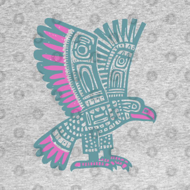 Tribal Eagle Totem - Pacific Northwest Inspired Art by TuncGK