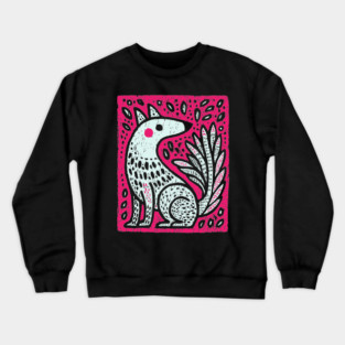 Flaming Kitsune - Japanese Fox Spirit Mythology Crewneck Sweatshirt