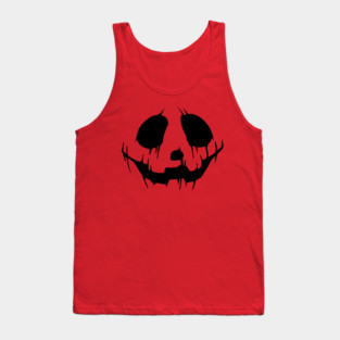 Pumpkin face halloween. Tank Top