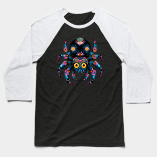 Ornate Arachnid Baseball T-Shirt