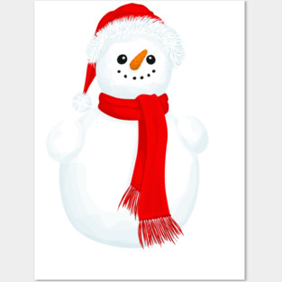 Snowman Posters and Art