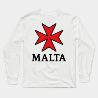 Historic Maltese Cross Island Pride Emblem Long Sleeve T-Shirt
