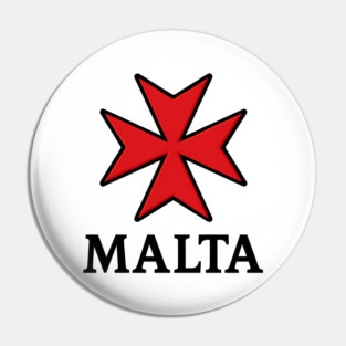 Historic Maltese Cross Island Pride Emblem Pin