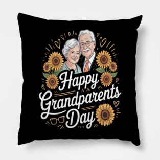 Happy Grandparents Day Pillow