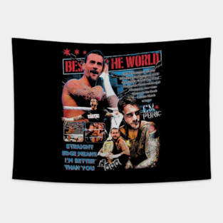 CM Punk Straight Tapestry