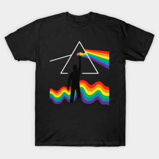 Spectrum Seeker – Psychedelic Prism T-Shirt