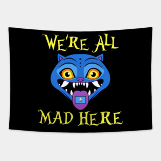 Mad Derpy tiger Tapestry