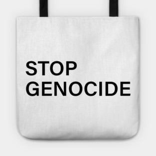 Stop Genocide Now Tote
