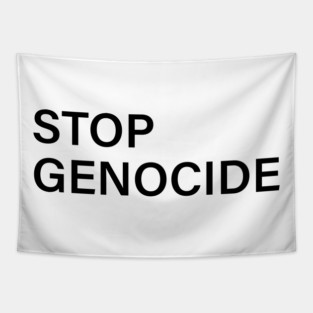 Stop Genocide Now Tapestry