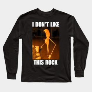 Marcus The Worm I Don't Like This Rock Long Sleeve T-Shirt