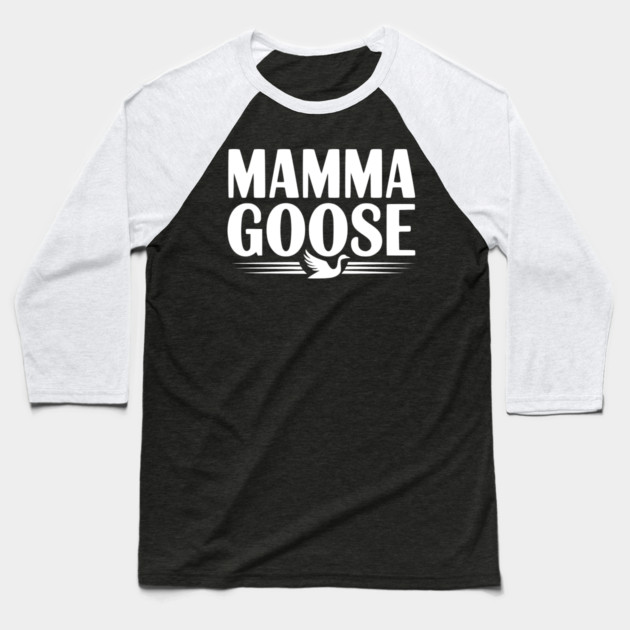 Mamma Goose Baseball T-Shirt by Frank Ring