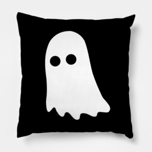 Cute Ghost – Simple Minimal Halloween Pillow