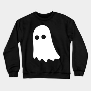 Cute Ghost – Simple Minimal Halloween Crewneck Sweatshirt