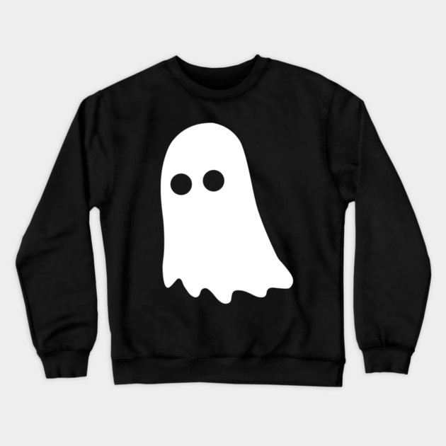 Cute Ghost – Simple Minimal Halloween Crewneck Sweatshirt by Butter Creative