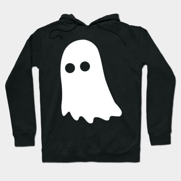 Cute Ghost – Simple Minimal Halloween Hoodie by Butter Creative