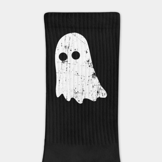 Cute Vintage Ghost – Simple Distressed Grunge Halloween by Butter Creative