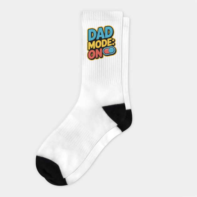 Dad Mode On Fatherhood Gift Socks by The Fatherhood Brand