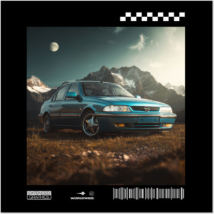 OPEL vectra car Posters and Art