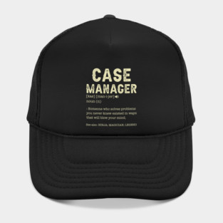 Medical Nurse Case Manager Definition Superhuman in Healthcare Gift Hat