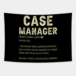 Medical Nurse Case Manager Definition Superhuman in Healthcare Gift Tapestry