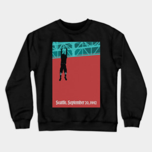 Eddie Vedder. Seattle, 1992. Crewneck Sweatshirt