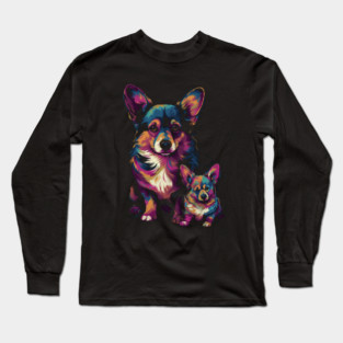 Corgi Mom Long Sleeve T-Shirt