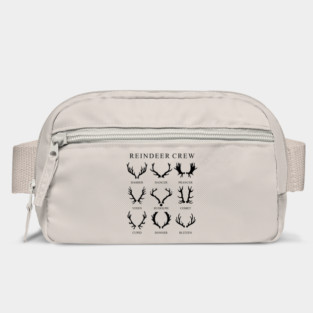 Rudolph the Red Nosed Reindeer Crew Antlers Chart Christmas Bag