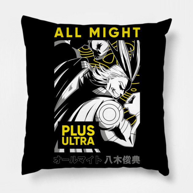 All Might | My Hero Academia Plus Ultra Pillow by Otaku Vibes