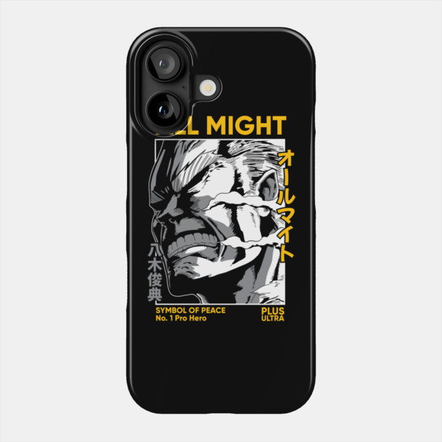 All Might | Symbol of Peace Phone Case by Otaku Vibes