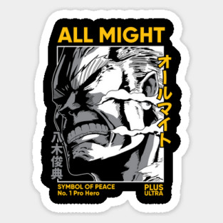 All Might | Symbol of Peace Sticker