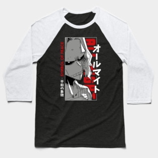 All Might | My Hero Academia Symbol of Peace Baseball T-Shirt