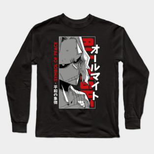 All Might | My Hero Academia Symbol of Peace Long Sleeve T-Shirt