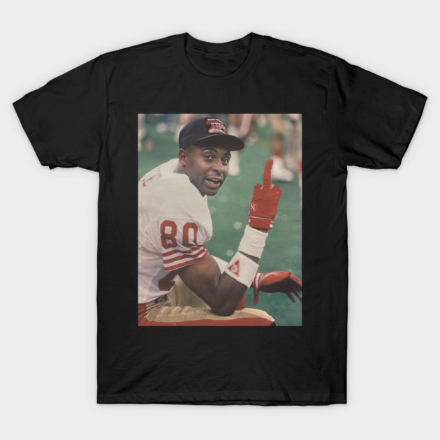 49ers Jerry Rice Flipping The Bird Tshirt, American San Francisco Football Shirt M0075 Hoodie -TH2 Sport #1023hopeeeentoday T-Shirt by HopeeeenToday