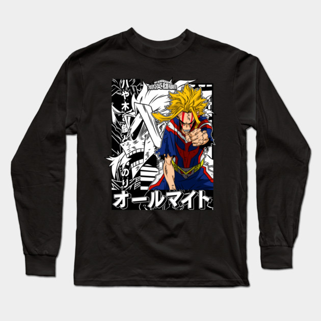 All Might | My Hero Academia Plus Ultra Long Sleeve T-Shirt by Otaku Vibes