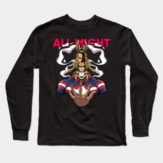 All Might - My Hero Academia Long Sleeve T-Shirt by Otaku Vibes