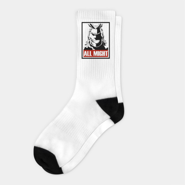 All Might | My Hero Academia Poster Art Socks by Otaku Vibes
