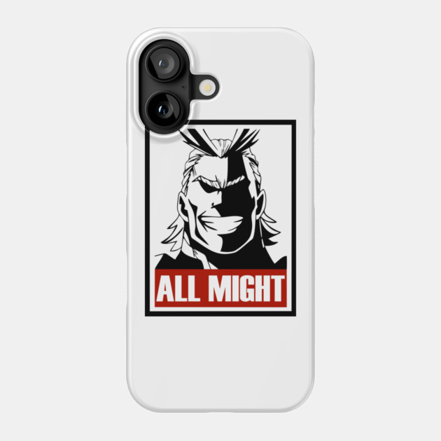 All Might | My Hero Academia Poster Art Phone Case by Otaku Vibes