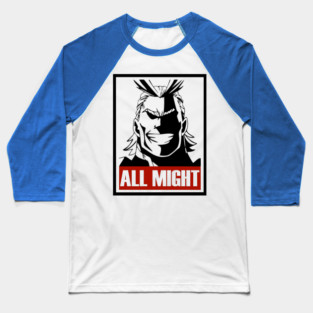 All Might | My Hero Academia Poster Art Baseball T-Shirt