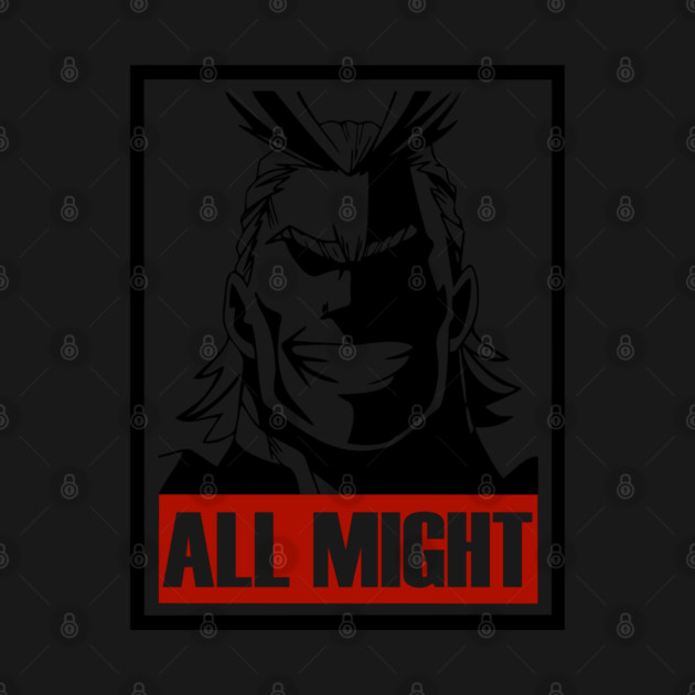 All Might | My Hero Academia Poster Art by Otaku Vibes