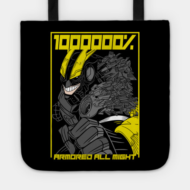 All Might | Armored 1000000% Smash Tote by Otaku Vibes