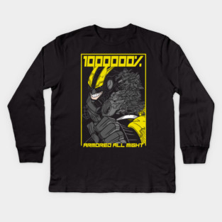 All Might | Armored 1000000% Smash Kids Long Sleeve T-Shirt