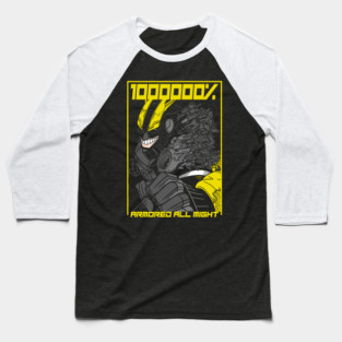 All Might | Armored 1000000% Smash Baseball T-Shirt