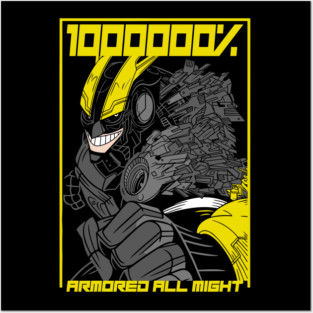 All Might | Armored 1000000% Smash Posters and Art