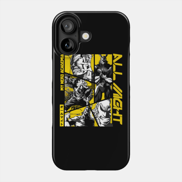 All Might | My Hero Academia Collage Art Phone Case by Otaku Vibes