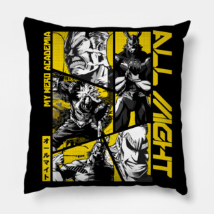 All Might | My Hero Academia Collage Art Pillow