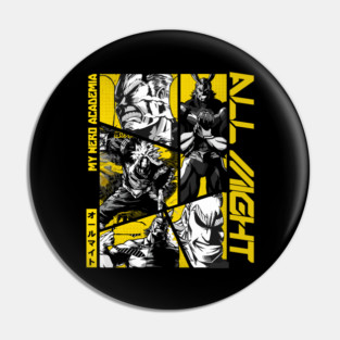 All Might | My Hero Academia Collage Art Pin