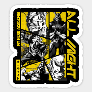 All Might | My Hero Academia Collage Art Sticker
