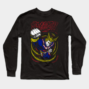 All Might | My Hero Academia SMASH! Long Sleeve T-Shirt