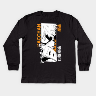 Katsuki Bakugou | The Explosion Hero Kids Long Sleeve T-Shirt